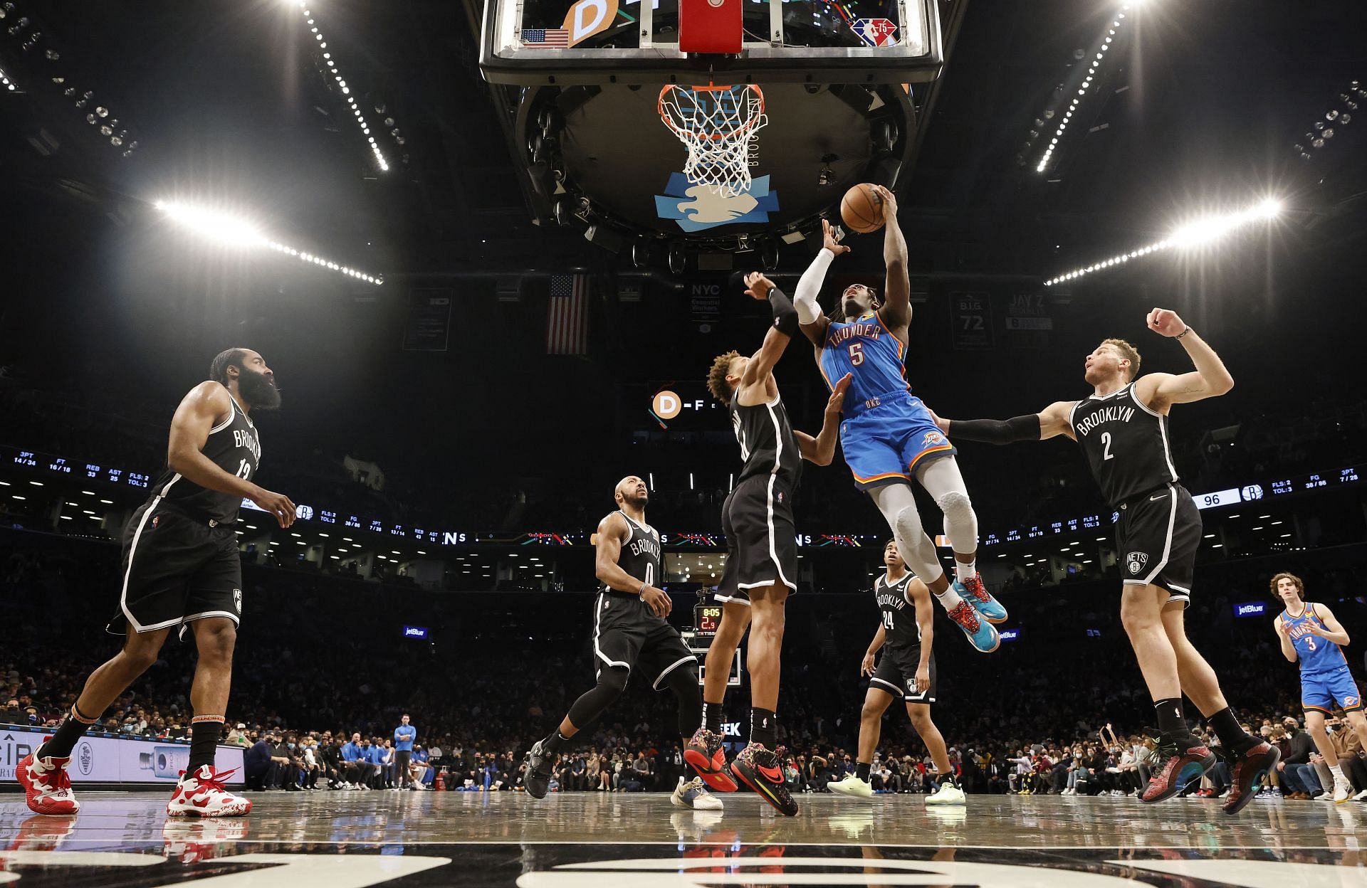 Oklahoma City Thunder v Brooklyn Nets