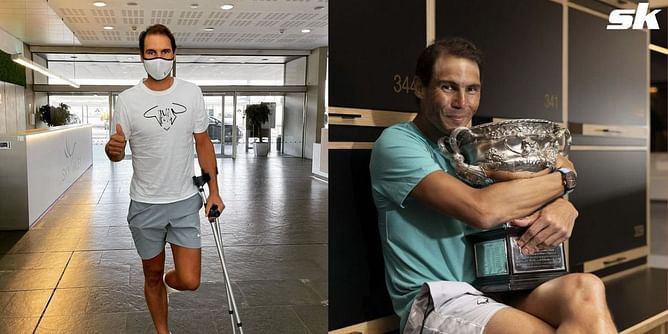 What was the foot injury that almost stopped Rafael Nadal from winning his 21st Grand Slam?