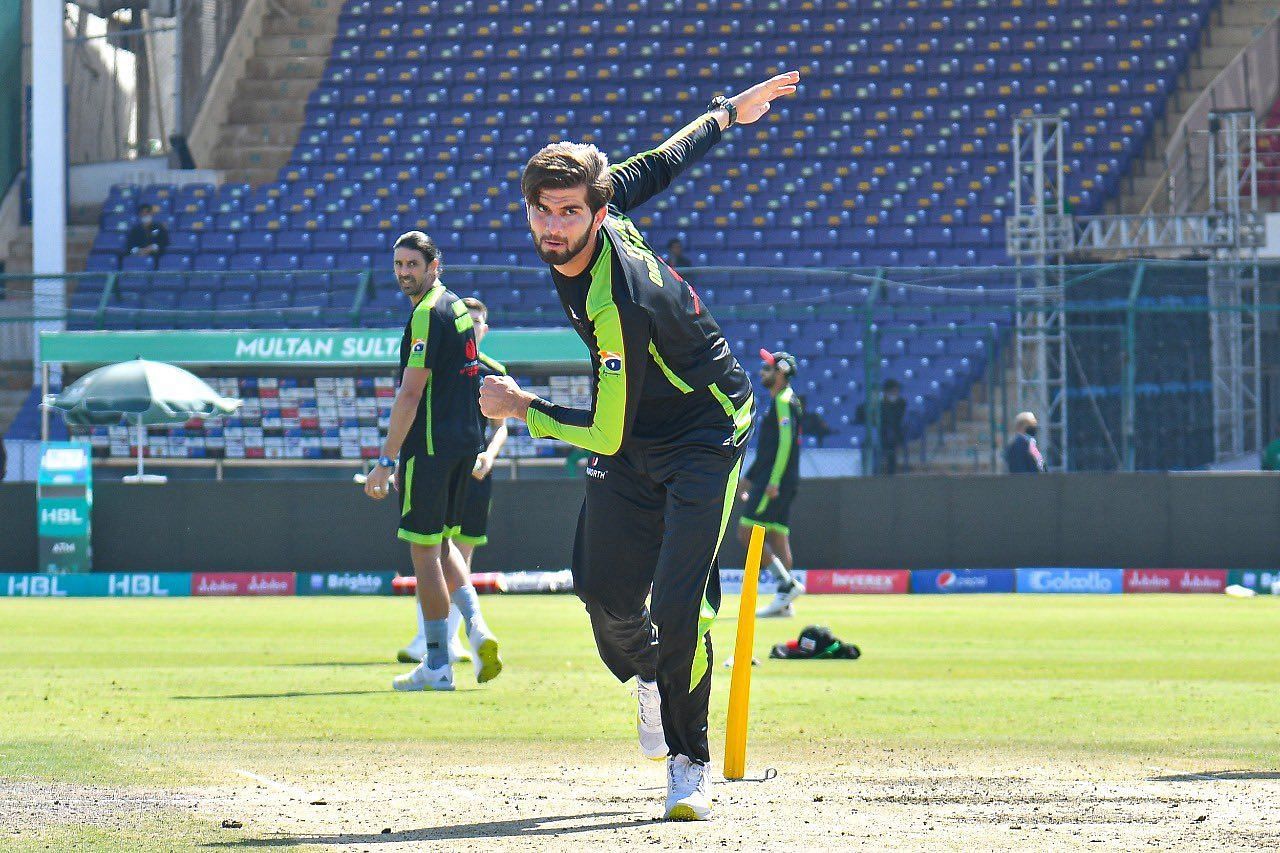 Shaheen Afridi of Lahore Qalandars. Courtesy: PSL Twitter