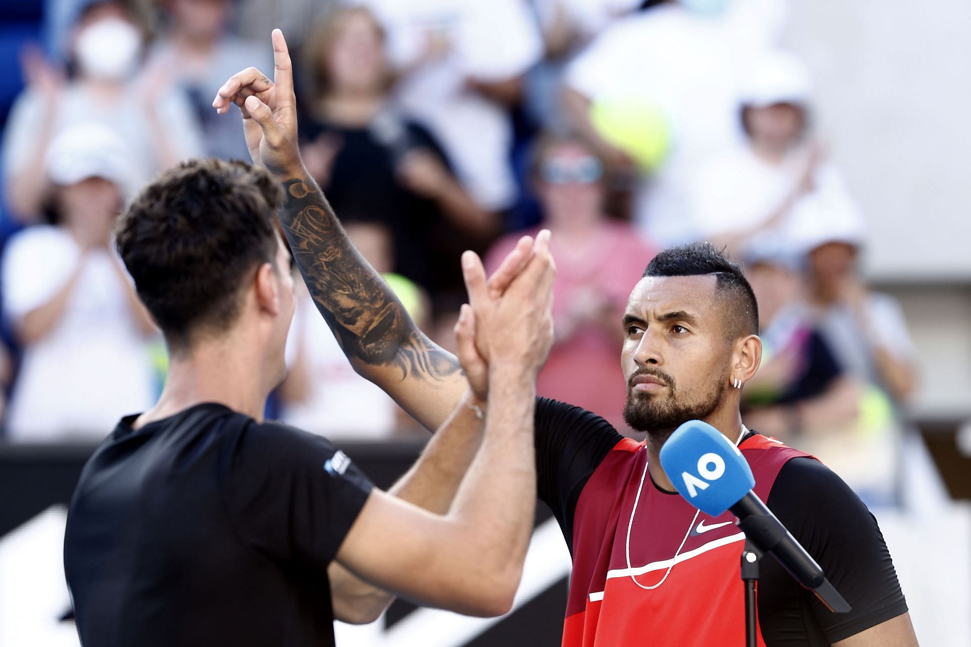 Kyrgios said he would love to team up Kokkinakis later this year