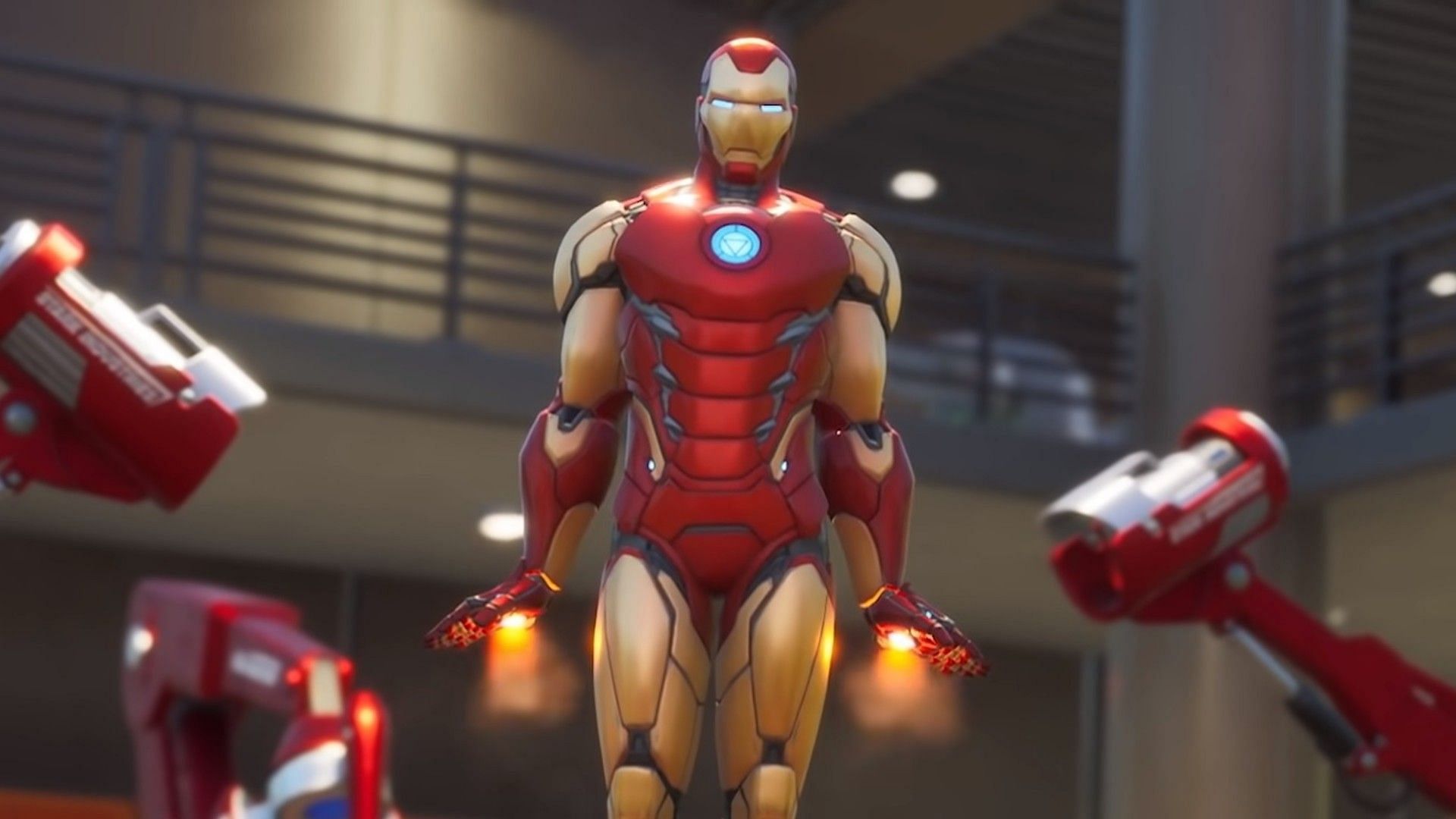 Iron Man might be one of the best-designed skins in Fortnite as one of Marvel&#039;s most famous heroes (Image via Epic Games)