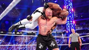 "He almost knocked me out" - Bobby Lashley speaks out after his physical matchup with Brock Lesnar