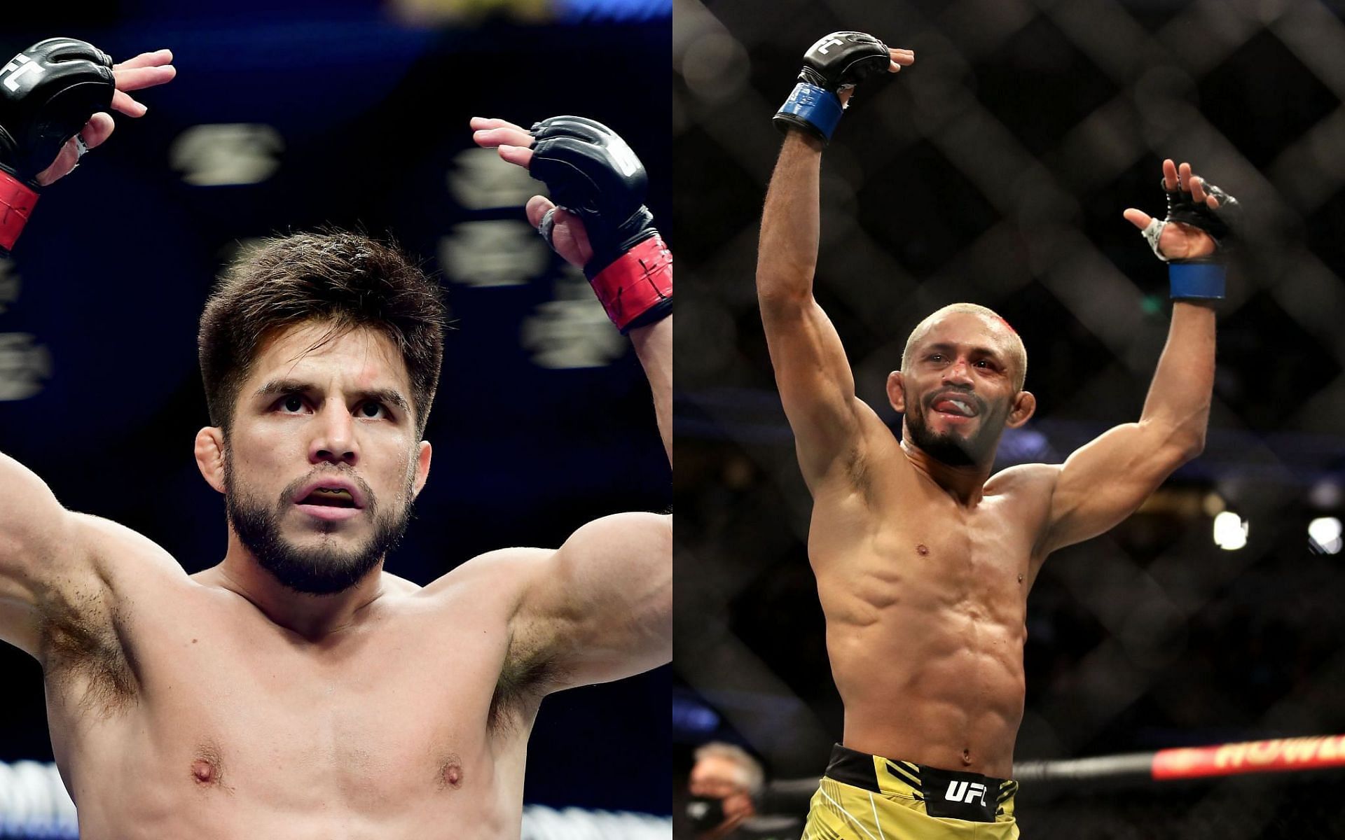 Henry Cejudo(left); Deiveson Figueiredo(right)