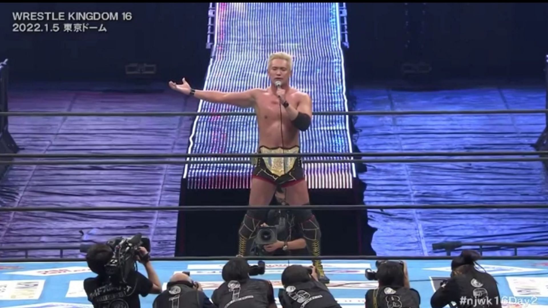 Okada is set to defend the IWGP World Heavyweight Title against Tetsuya Naito.