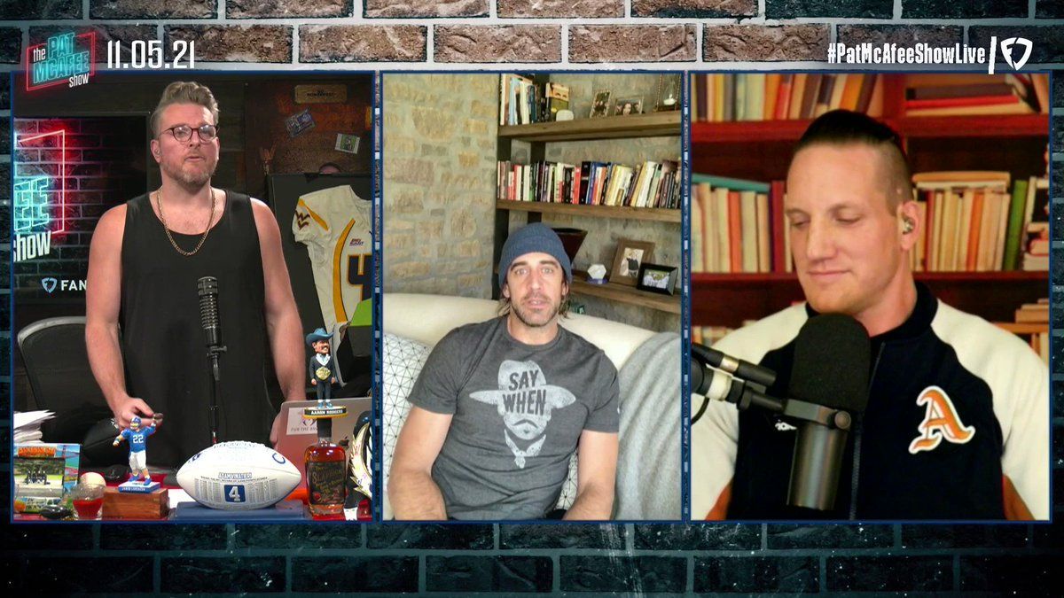 Aaron Rodgers goes on The Pat McAfee Show, says it was a witch hunt