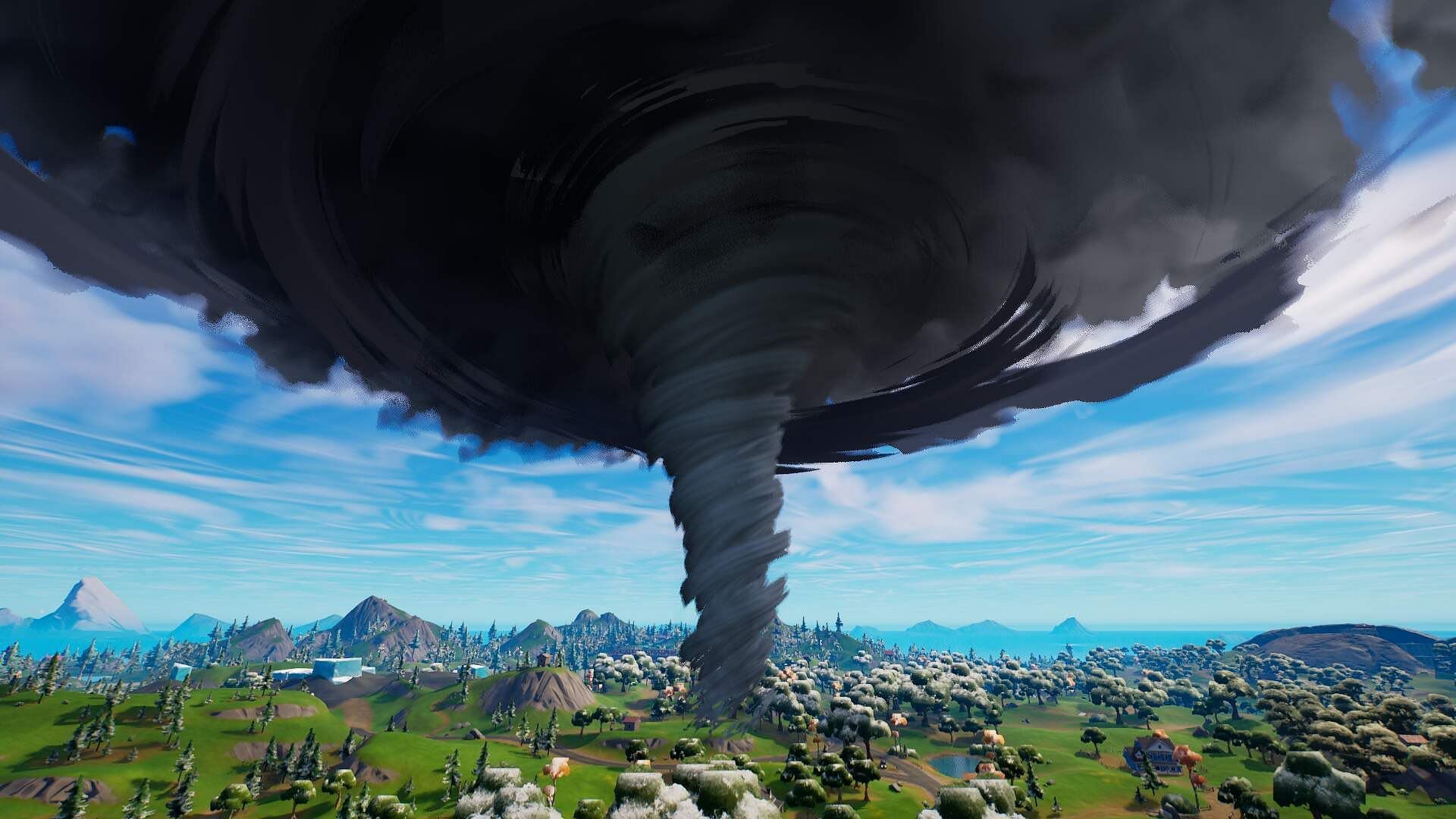Fortnite is being called out for copying Battlefield 2042&#039;s weather system (Image via Epic Games)