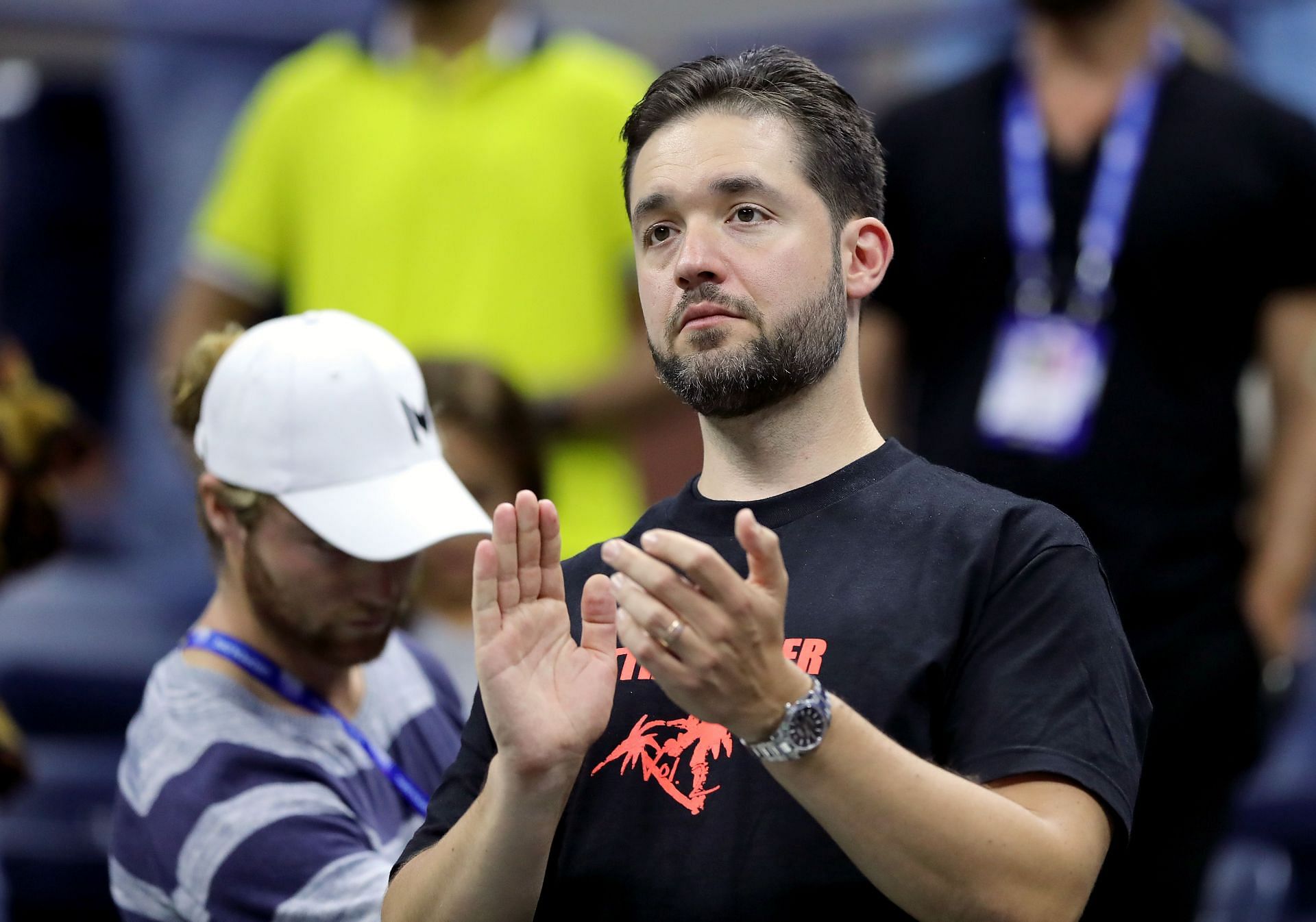 Serena Williams' husband, Alexis Ohanian, is an avid collector of sports cards himself