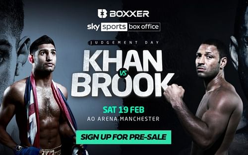 Amir Khan vs. Kell Brook poster