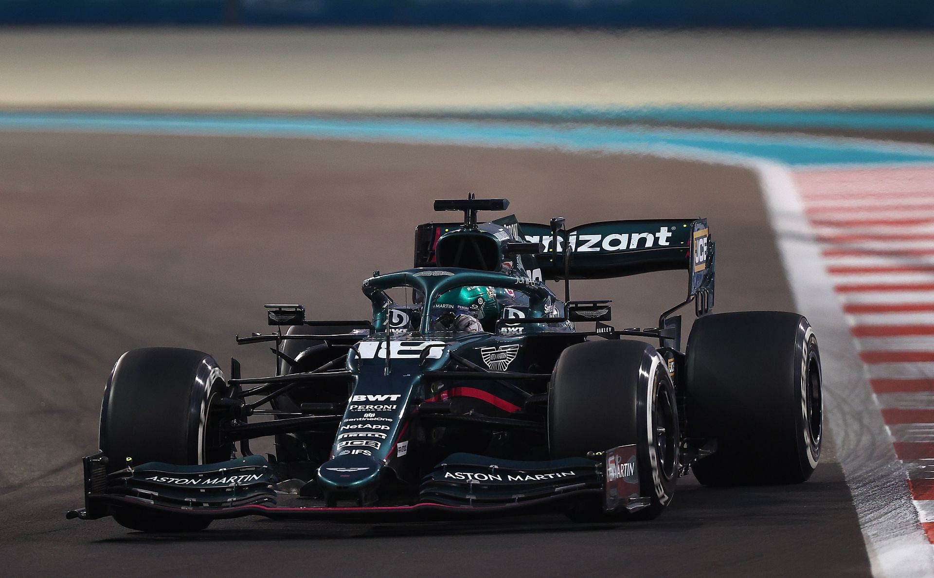 F1 Grand Prix of Abu Dhabi - The Aston Martin of Lance Stroll.