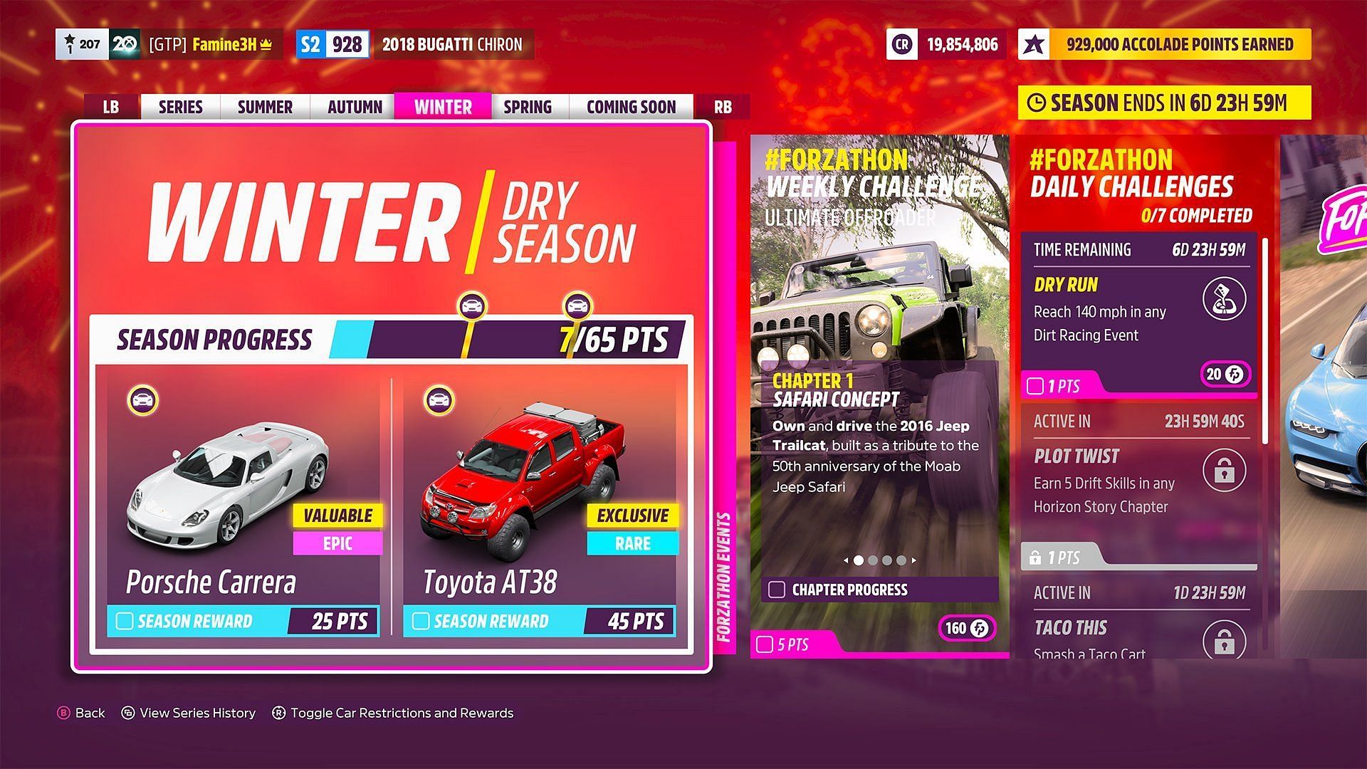 Forza Horizon 5 - Winter - Dry season (Image via FH5)