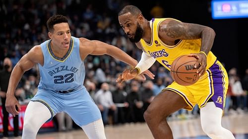 Desmond Bane and LeBron James (Photo: Courtesy of Spectrum News)