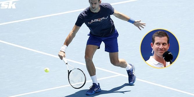 "I don't think in my opinion Novak Djokovic will be well received when he goes on the court"- Tim Henman