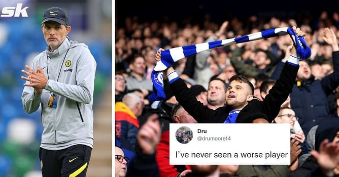 “Such a liability” – Chelsea fans demand Tuchel to take off ‘terrible’ player after poor start against Manchester City
