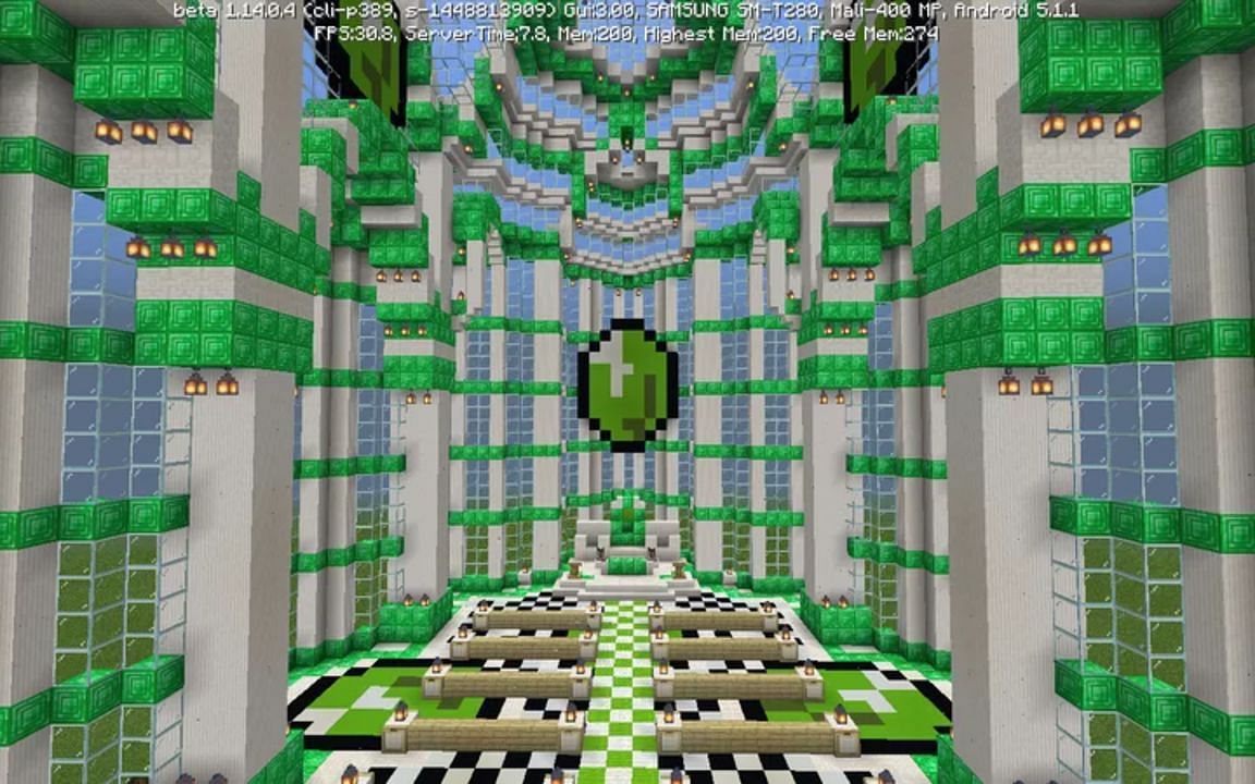 Emerald isn&#039;t just for trading with villagers (Image via Mojang)