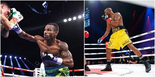 Robson Conceicao (L) was seen training with MMA royalty Anderson Silva (R) ahead of his next bout