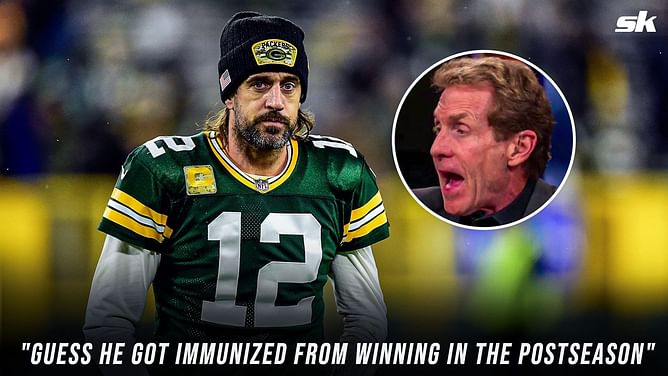 "Guess he got immunized from winning in the postseason" - Skip Bayless brutally trolls Aaron Rodgers after playoff loss to 49ers