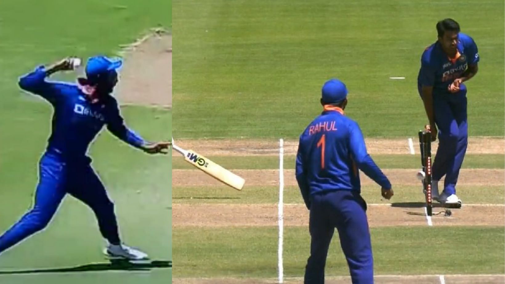Snippets from Venkatesh Iyer&#039;s direct-hit run-out on Wednesday.