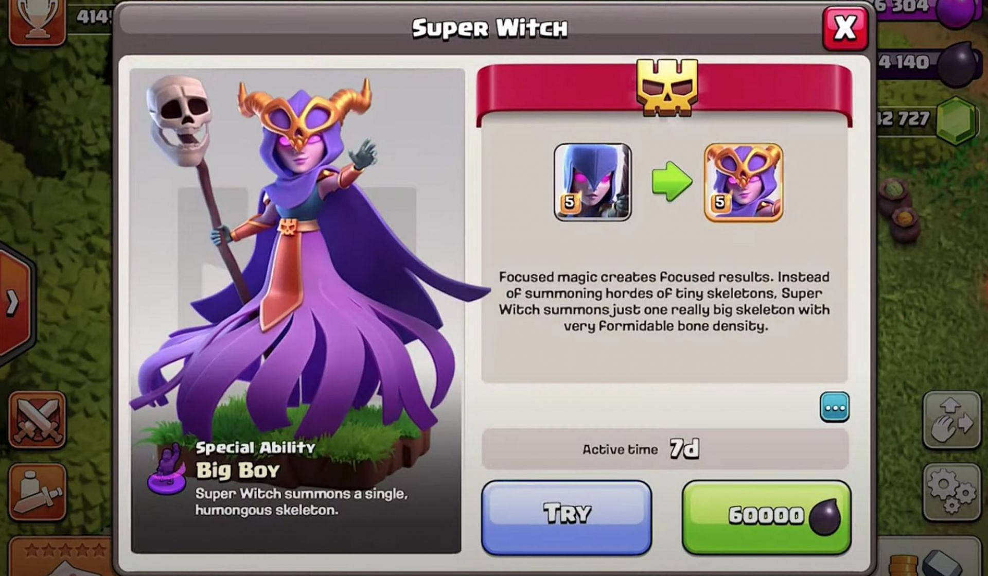 Super Witch (Image via Supercell)