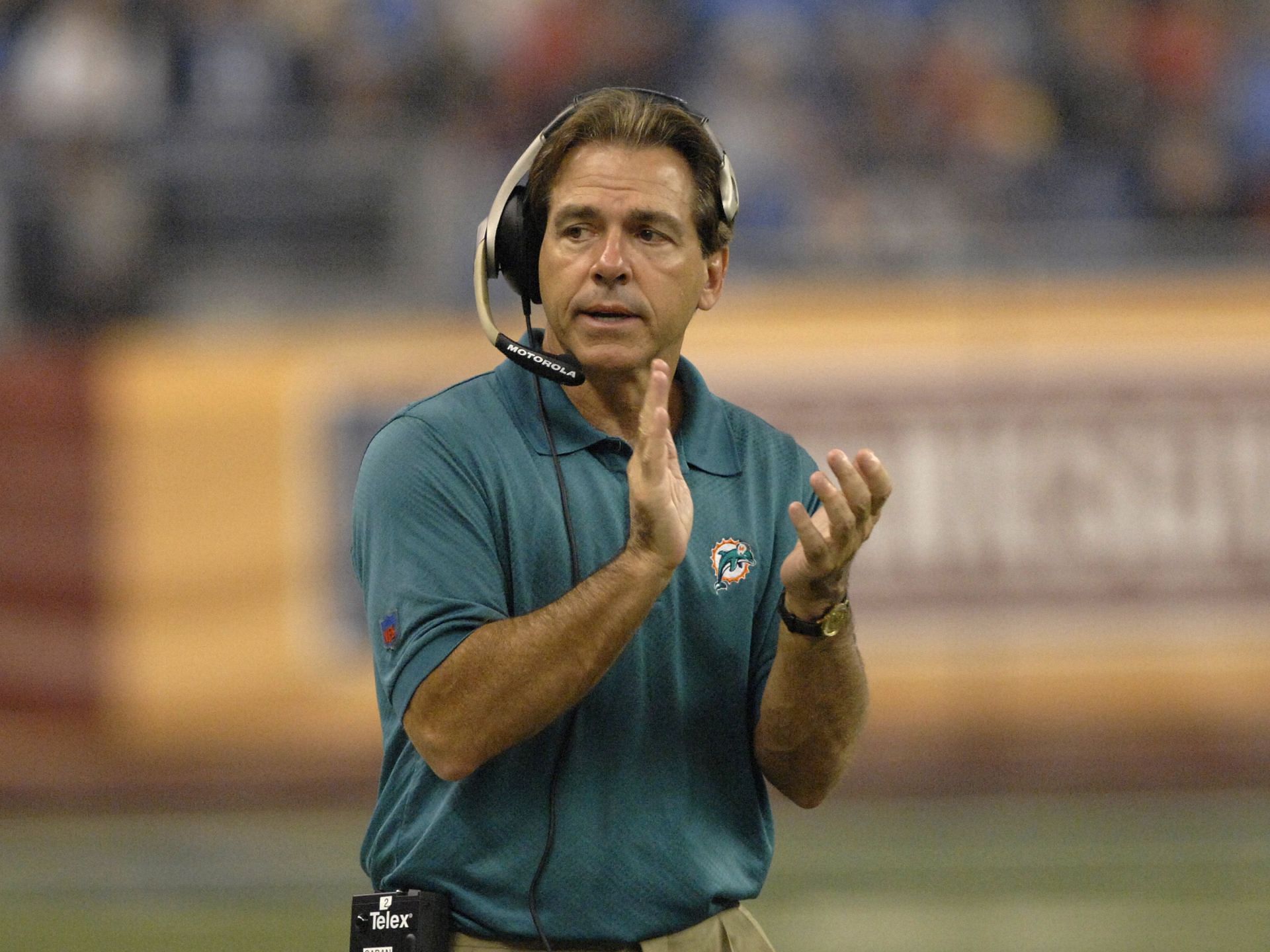 Saban seen during the NFL&#039;s Thanksgiving showcase in 2006 (Photo: Getty)