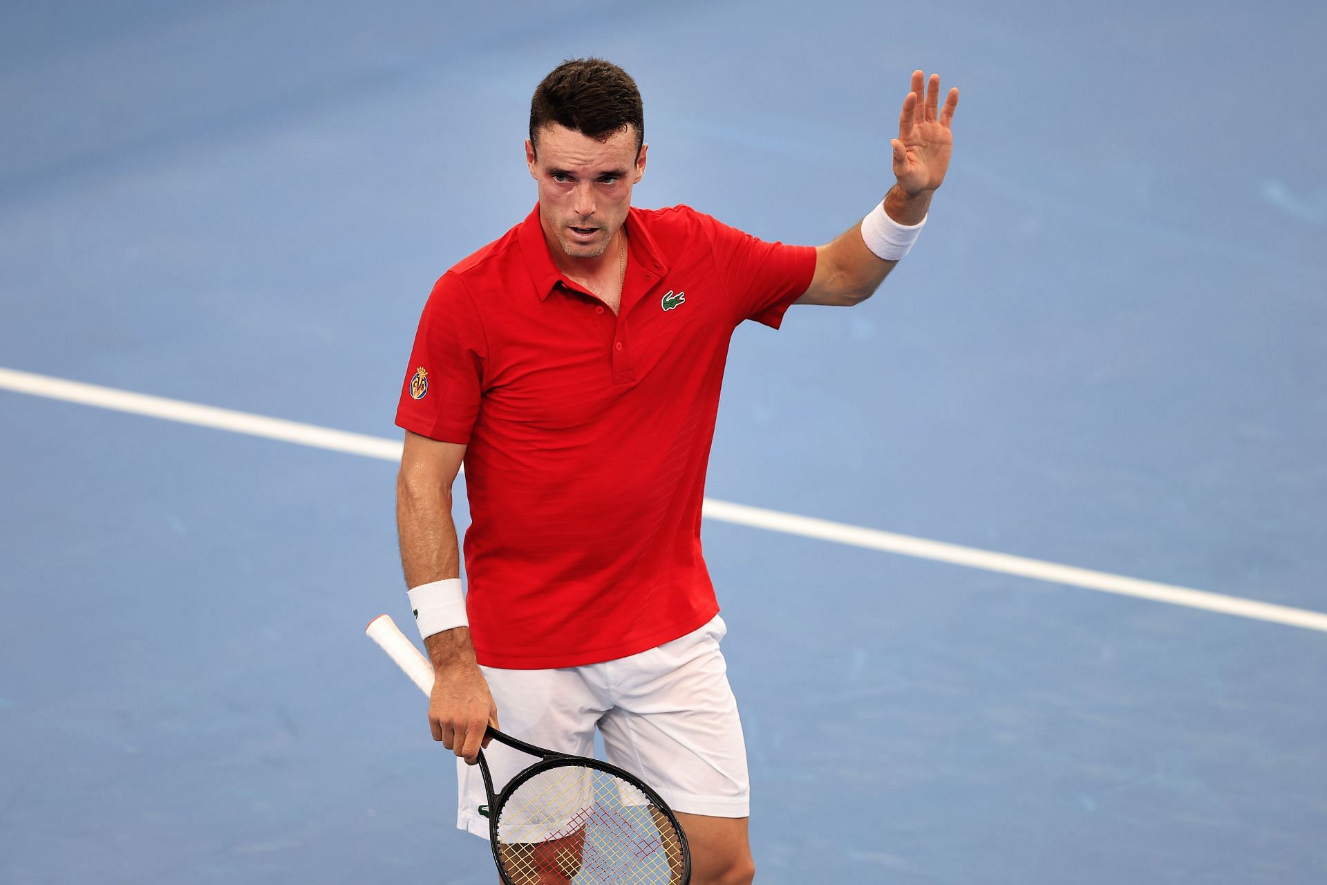 Roberto Baustista Agut at the 2022 ATP Cup.