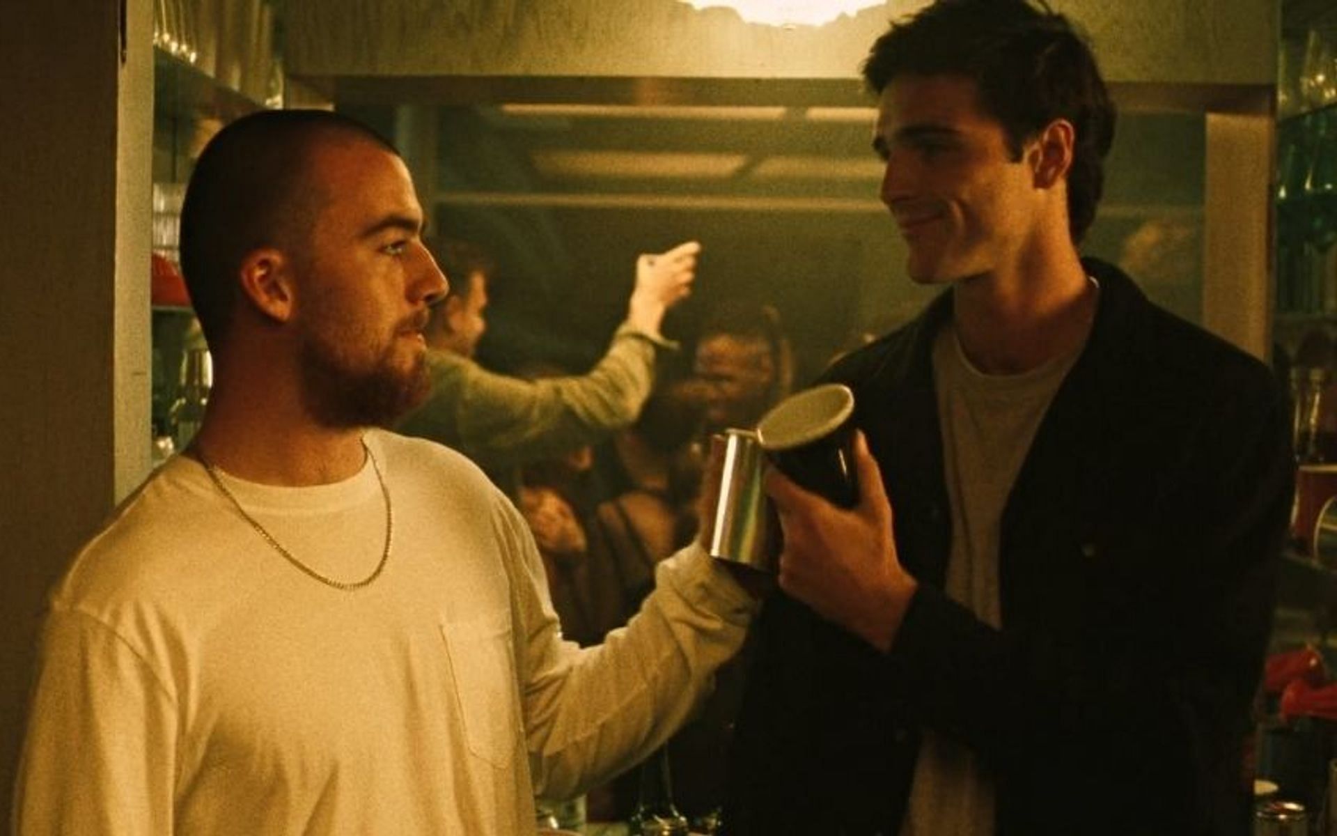 Still from HBO Max&#039;s Euphoria Season 2 Episode 1 - Nate and Fez (Image via HBO Max)