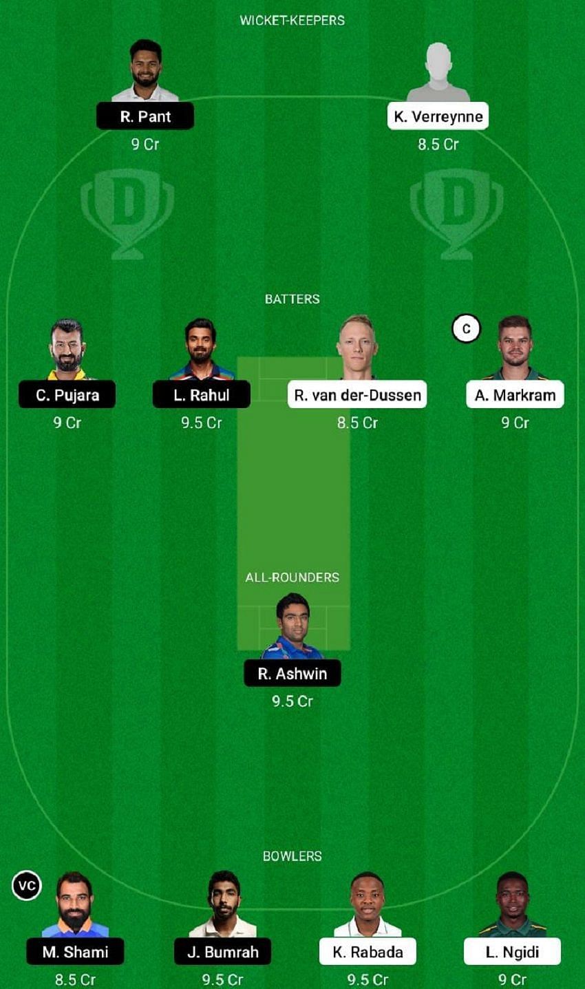 SA vs IND Dream11 Fantasy Tip #2