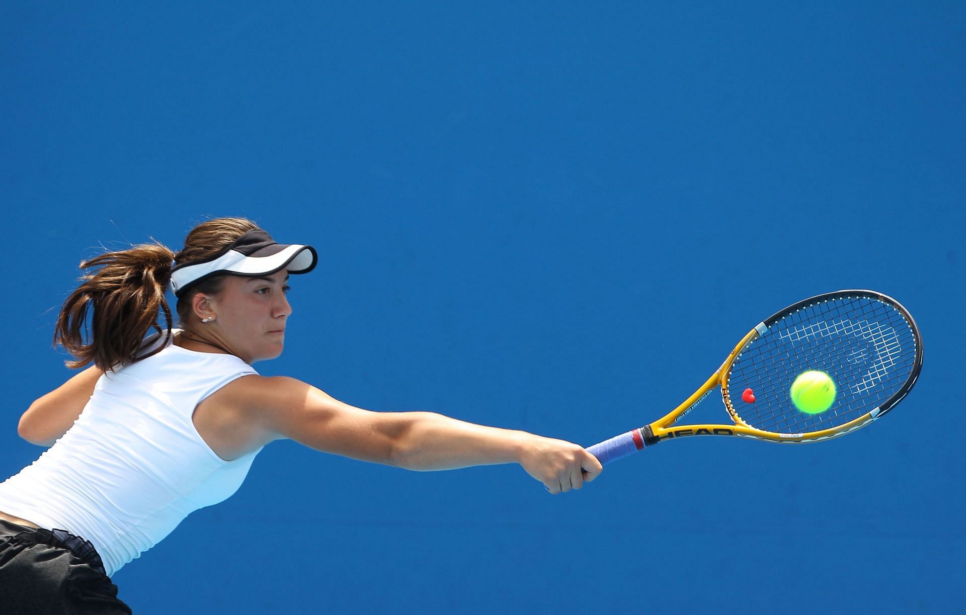 Danka Kovinic during the 2011 Australian Open qualification rounds.