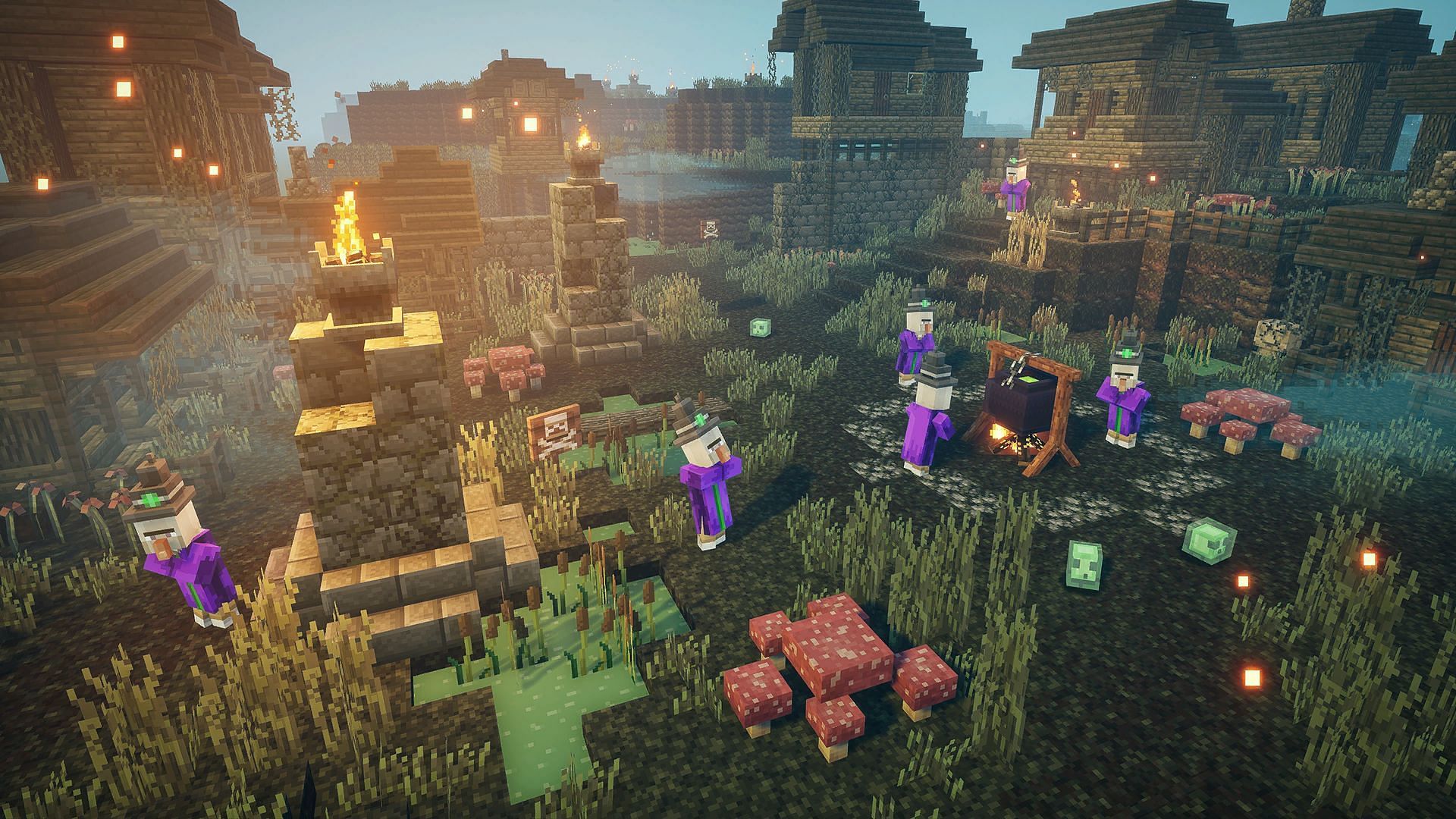 Soggy Swamp is the level in which it can be found (Image via Mojang)