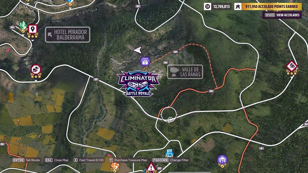 Location of the chest (Image via Forza Horizon 5)