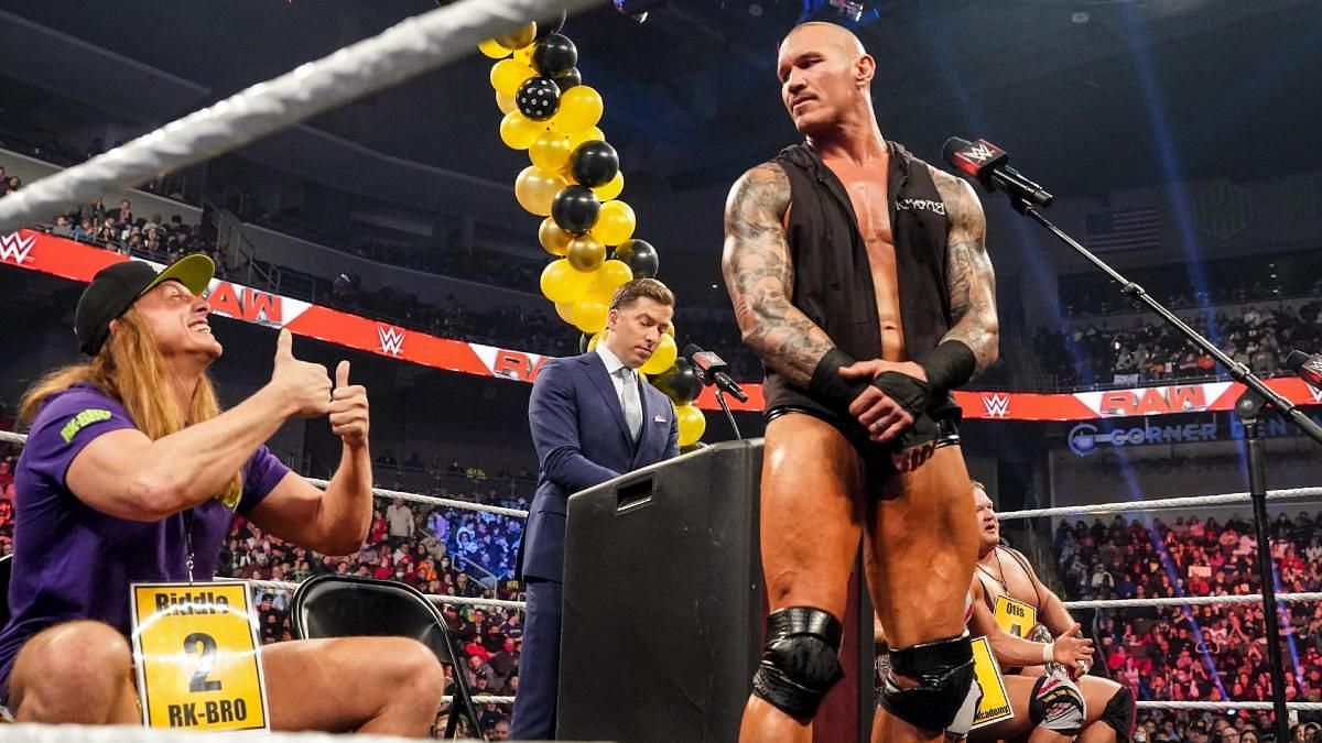 Randy Orton and Riddle on Monday Night RAW