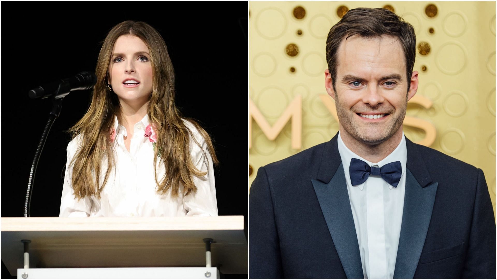 Anna Kendrick and Bill Hader are in a relationship from one year (Images via Rich Fury and Emma McIntyre/Getty Images)