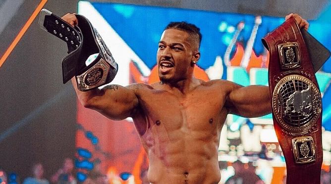 Carmelo Hayes reacts to surpassing 100 days as NXT North American Champion