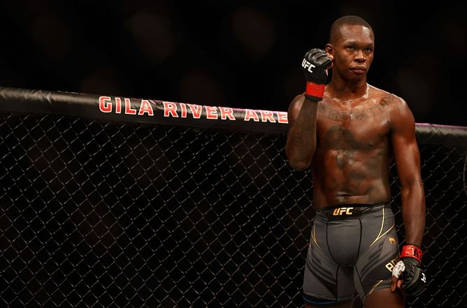 Watch: Israel Adesanya shows off improved grappling acumen in new clip