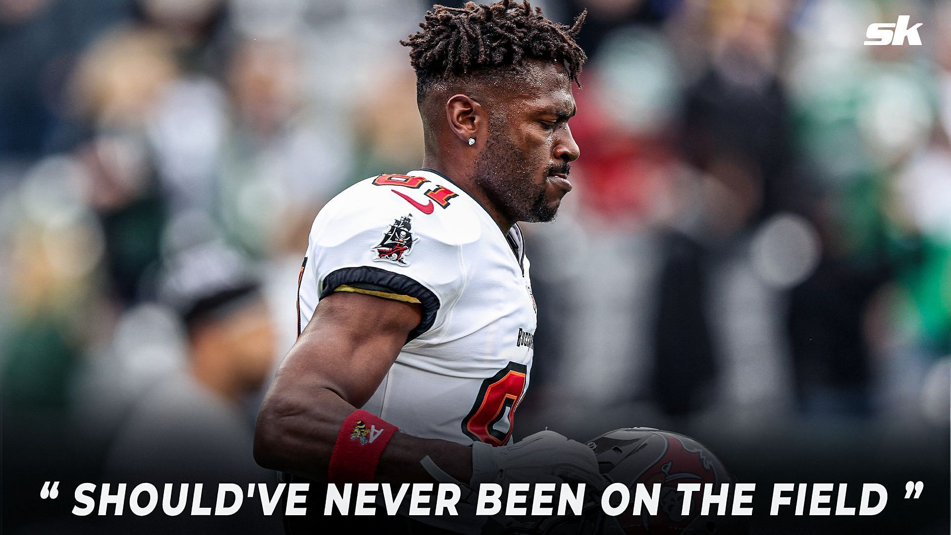 Antonio Brown: Star WR says Buccaneers fired him for having a painful ankle  injury before he left mid-game