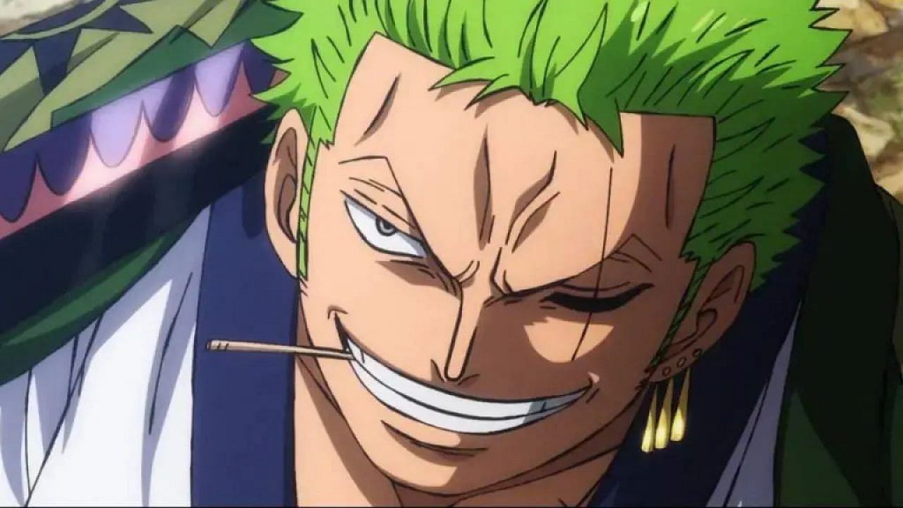Zoro as seen in the One Piece anime. (Image via Toei Animation)