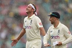 "The only straw to cling to for England today was Stuart Broad" - Michael Atherton