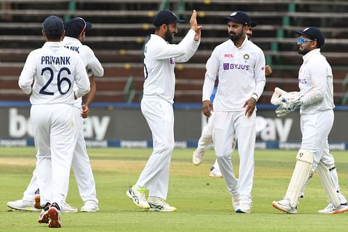 A snap from the second Test between India and South Africa.