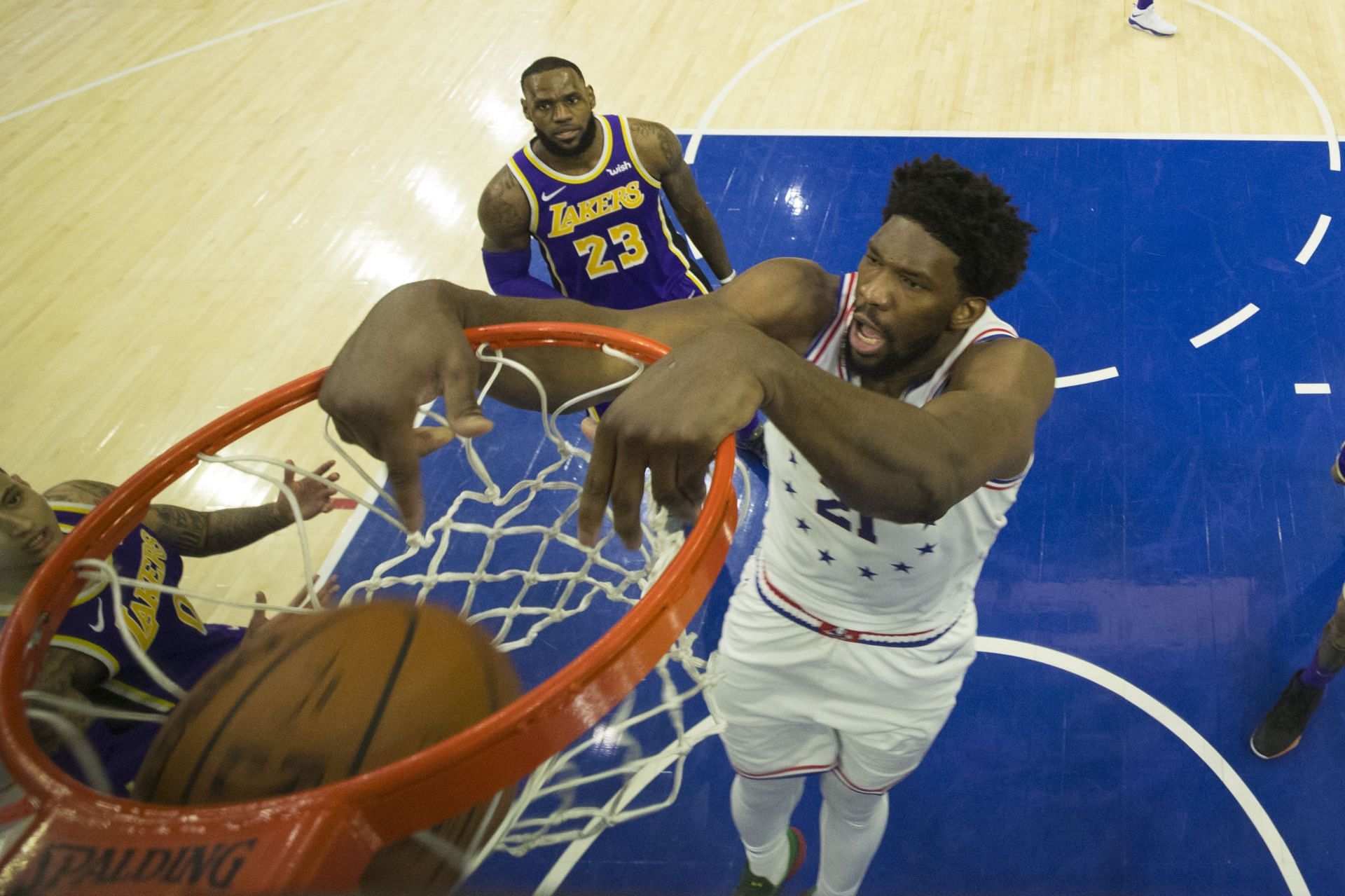 Philadelphia 76ers superstar Joel Embiid will command the LA Laker&#039;s attention on defense in their upcoming matchup. [Photo: The Sixer Sense]