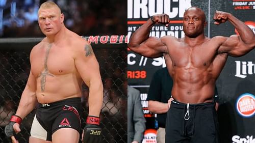 Brock Lesnar and Bobby Lashley will soon square off against one another but in a WWE ring