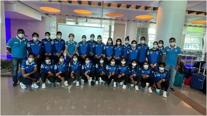 Indian Women's Hockey Team reach Muscat ahead of Asia Cup 2022