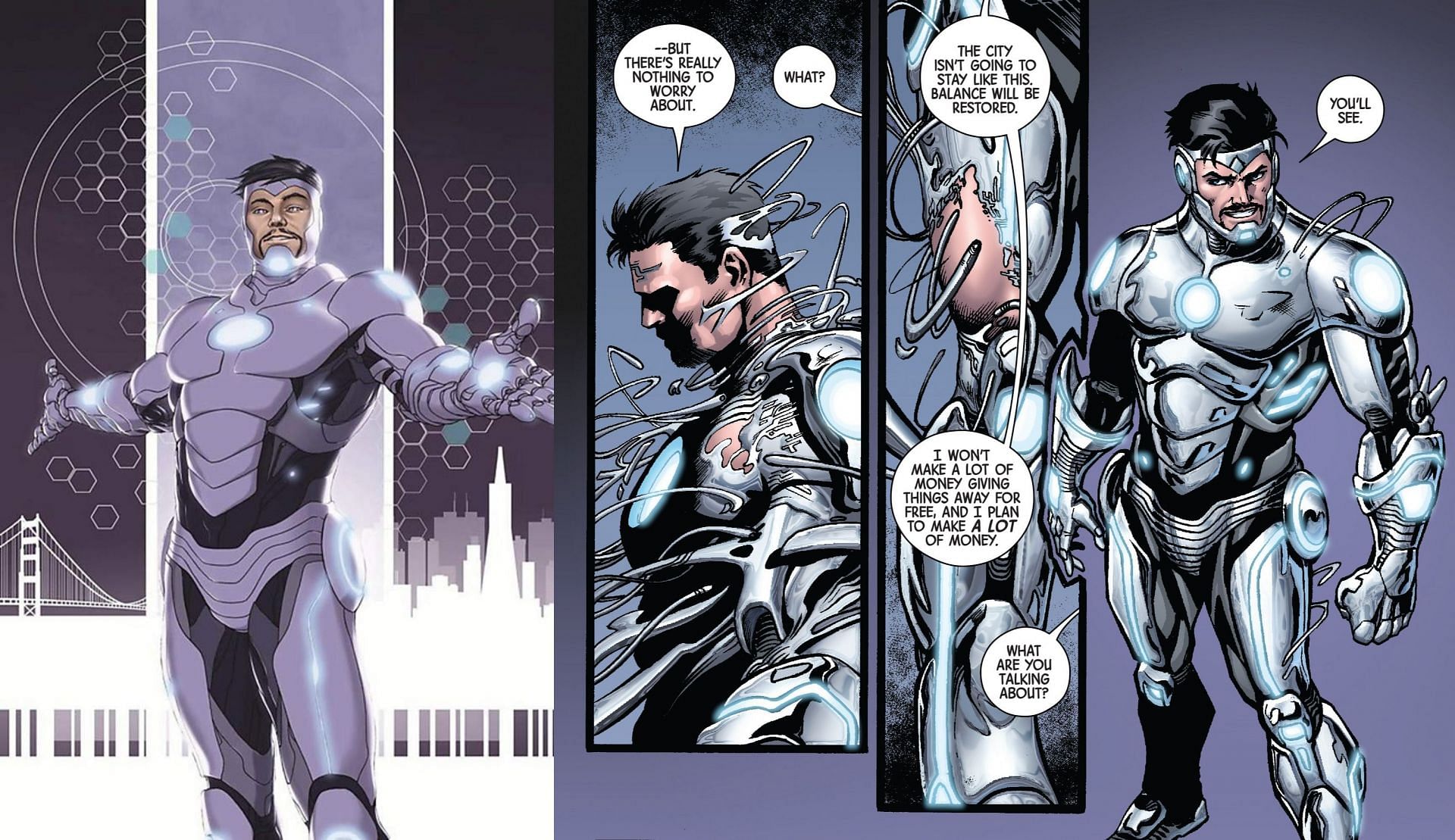 Tony Stark as Superior Iron Man (Image via Marvel Comics)