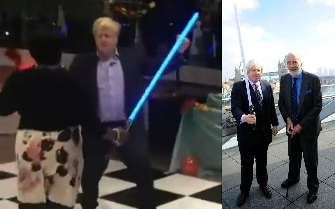 Boris Johnson&#039;s dance moves go viral on Twitter (Image via @Direthoughts/Twitter)