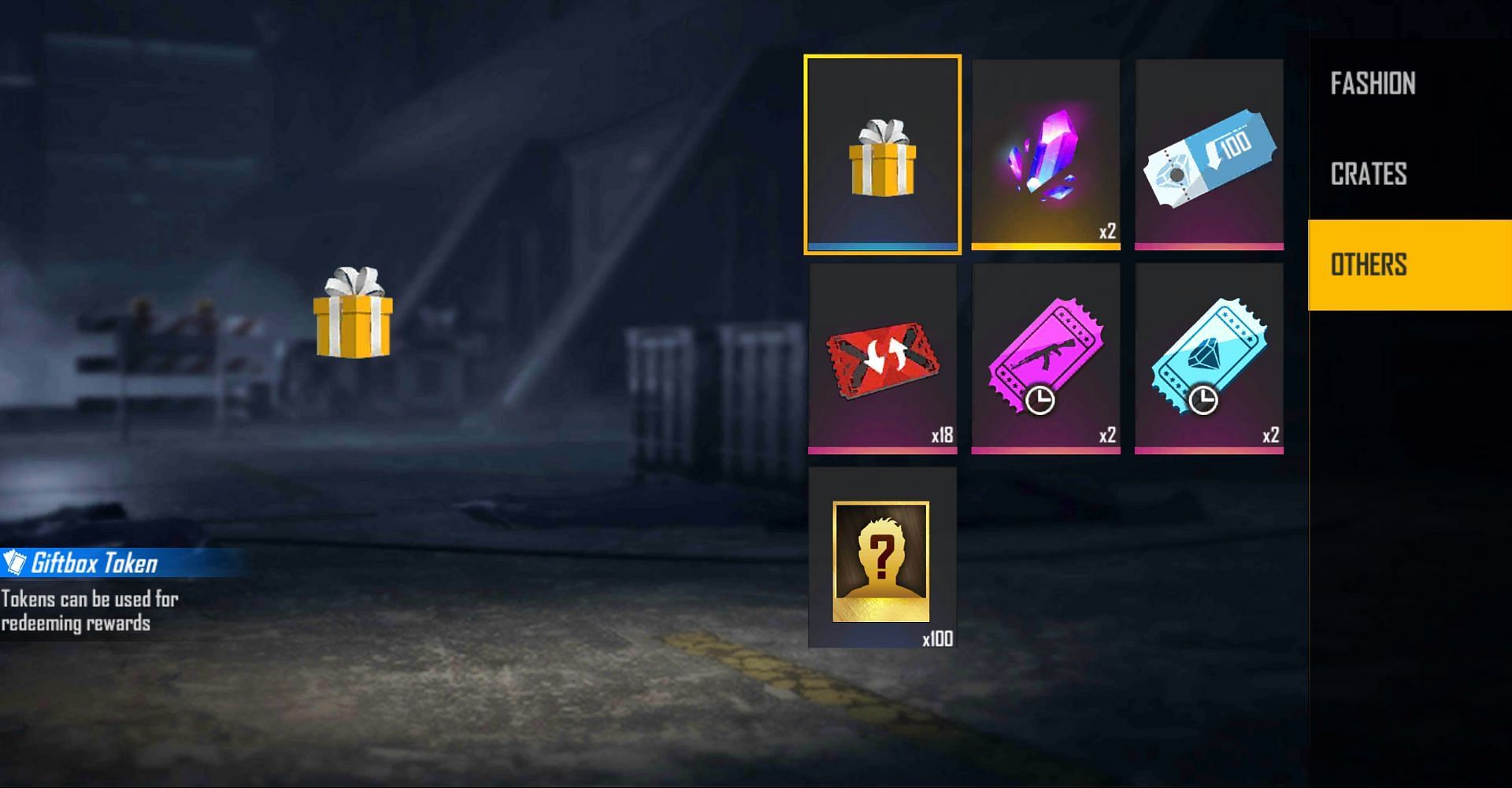 The token can be used to redeem other rewards (Image via Free Fire)