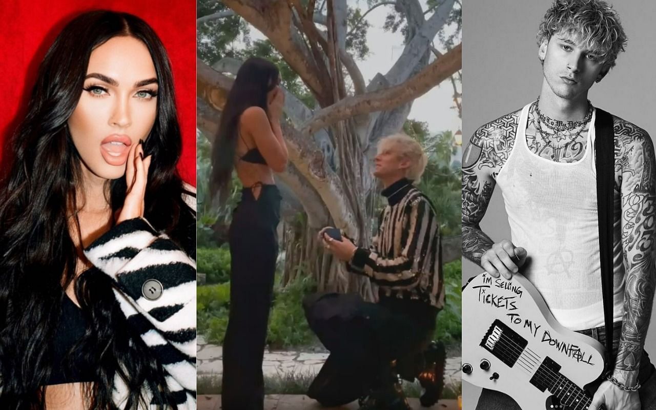 Netizens compare Megan Fox and Machine Gun Kelly to Billy Bob Thornton and Angelina Jolie (Image via Instagram/meganfox and machinegunkelly)