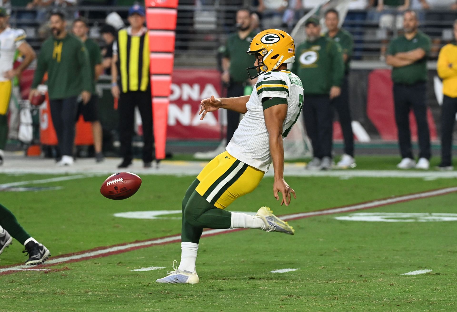 Green Bay Packers punter Corey Bojorquez