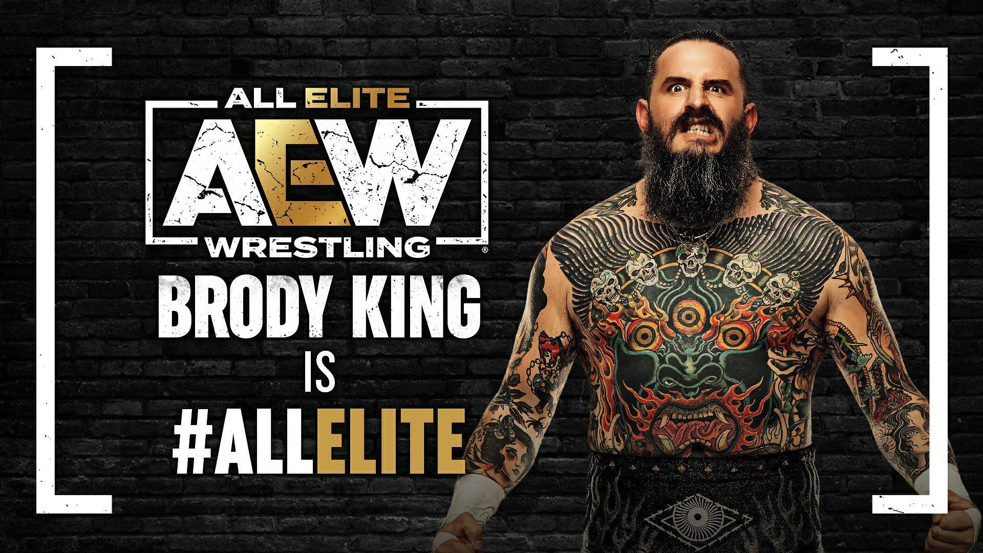Brody King is now a part of All Elite Wrestling