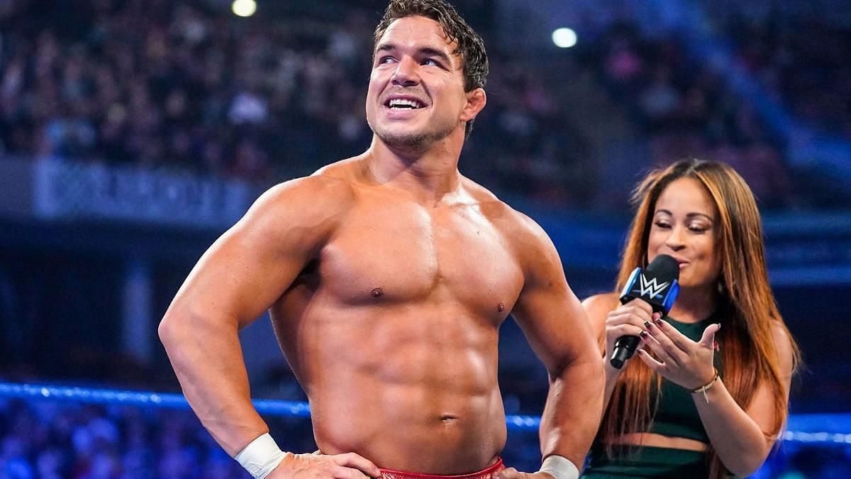 Chad Gable performing in the ring in WWE
