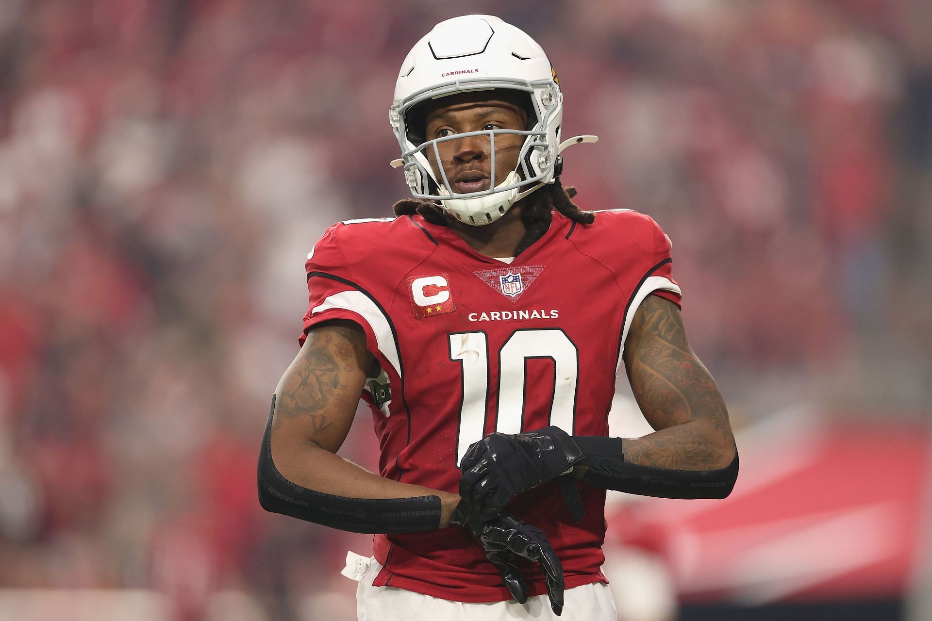 DeAndre Hopkins won&#039;t be availabe for the Cardinals as they start their NFL playoff journey on Monday (Photo: Getty)