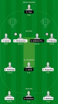 SL-U19 vs SCO-U19 Dream11 Fantasy Suggestion #2