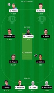 Dream11 Team for Auckland vs Otago - Super Smash 2021-22.